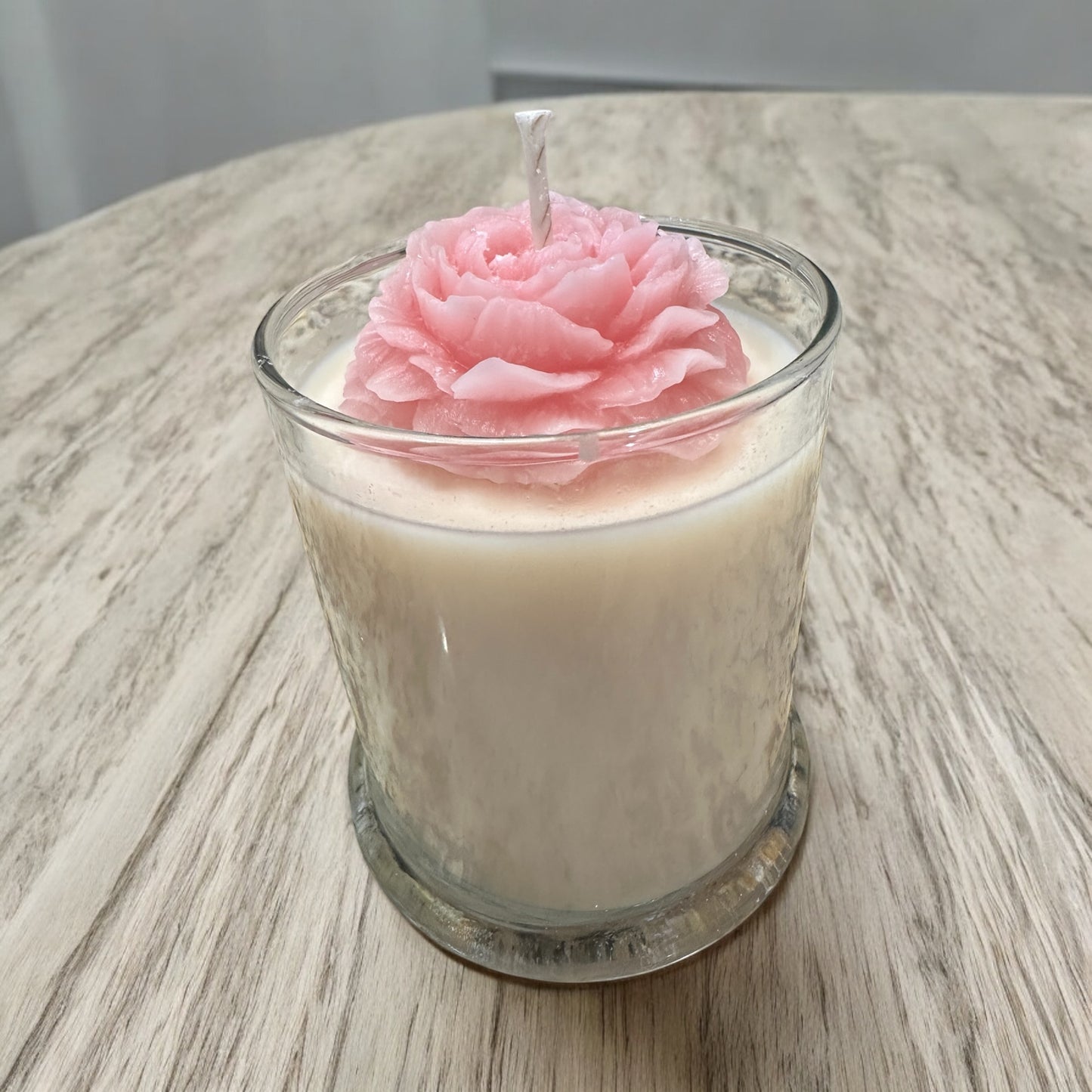 Rose Flower Candle